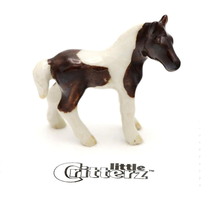 little critterz horse, horse wild pony misty, home decor animal, horse wild figurine, horse porcelain figurine, horse handmade figurine, birthday gift animal