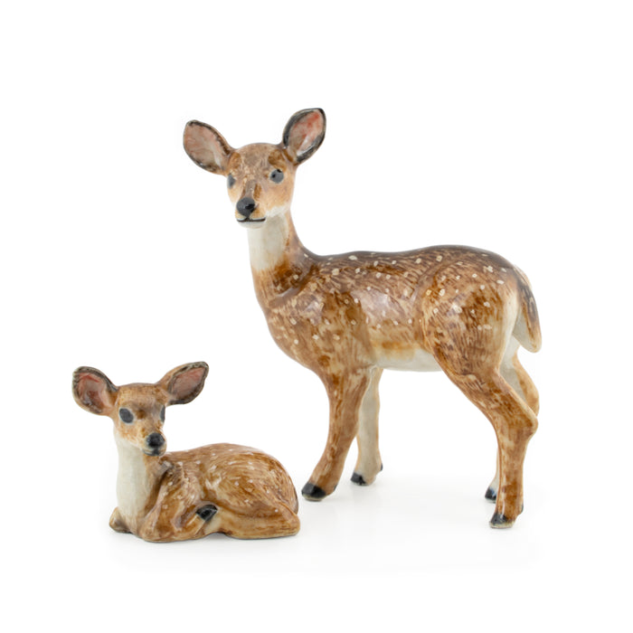 Deer Fawn and Doe 2 pc set