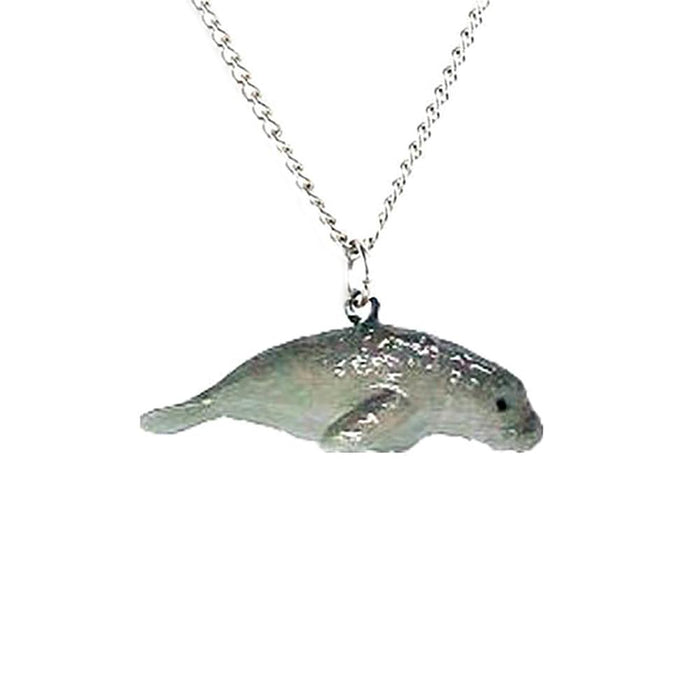 Manatee Pendant Porcelain Jewelry