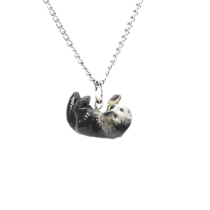 Sea Otter Pendant Porcelain Jewelry