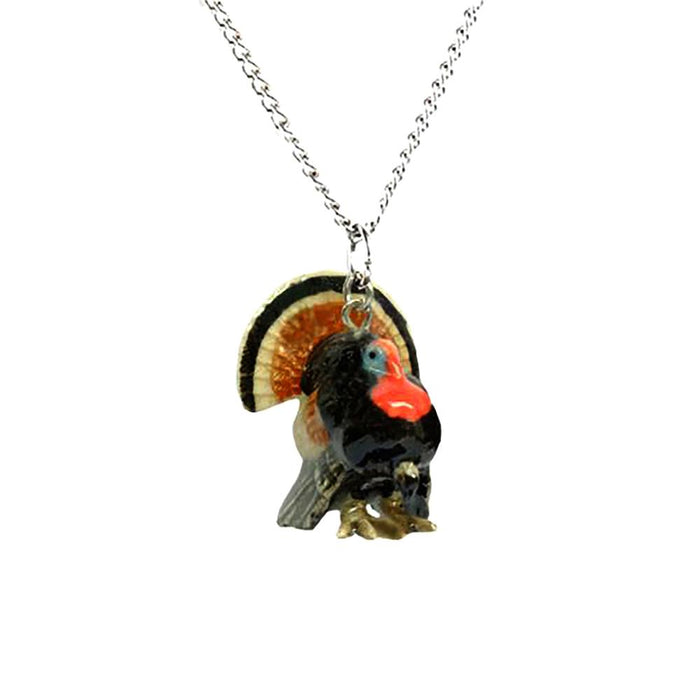 Turkey Pendant Porcelain Jewelry