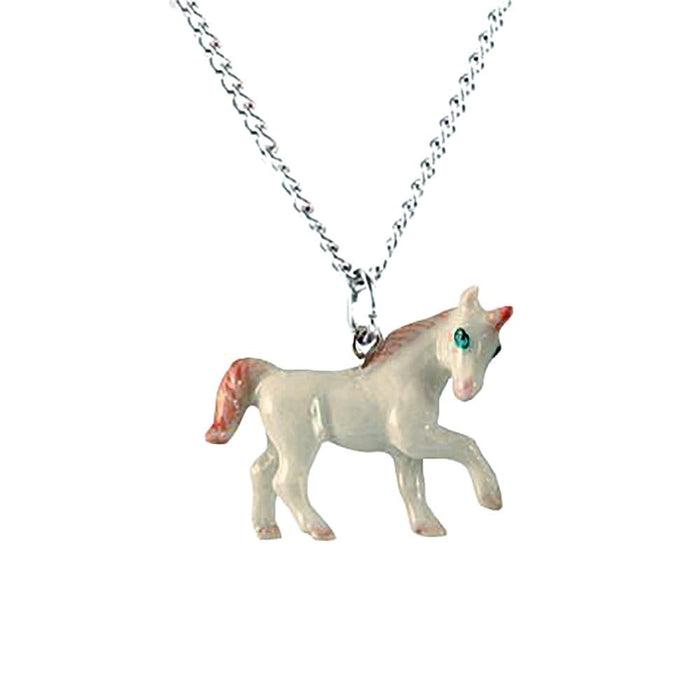 Unicorn Pendant Porcelain Jewelry