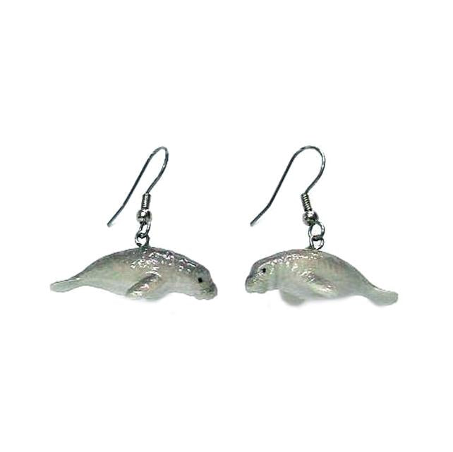 Manatee Porcelain Earrings