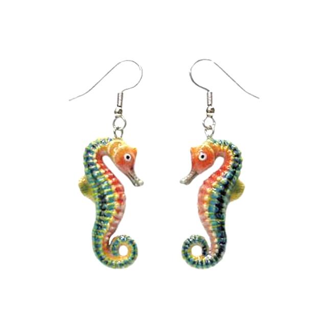 Seahorse Porcelain Earrings