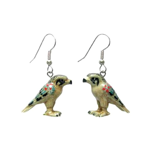 RETIRING SOON - Egyptian Falcon Porcelain Earrings