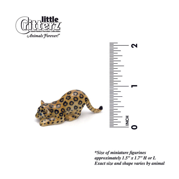 "Amazon" Jaguar Cub Porcelain Animal Figurines