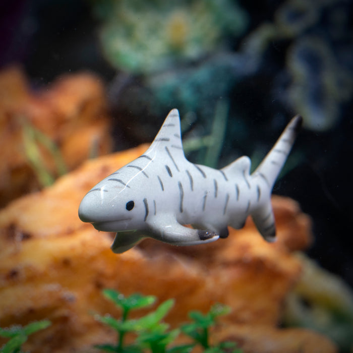 Shark - Tiger Shark "Galeos" - miniature porcelain figurine