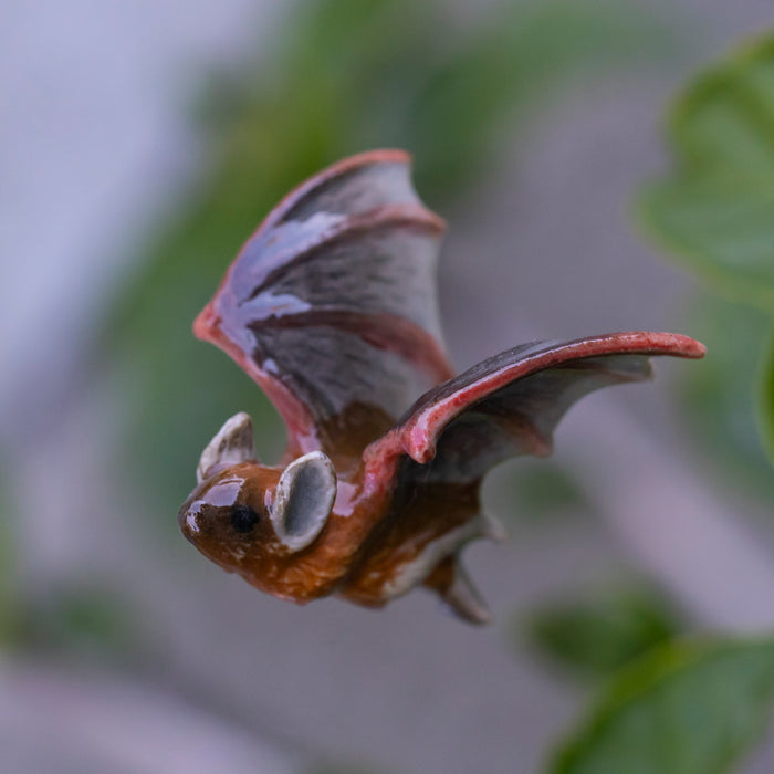 Cave Bat "Sonora" - miniature porcelain figurine