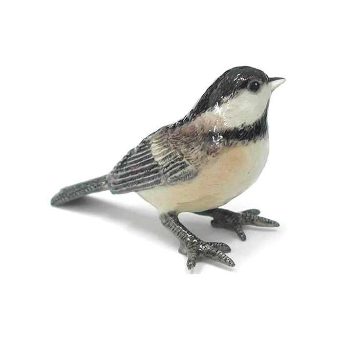 Chickadee - Black-Capped Chickadee - Porcelain Animal FIgurines - Northern Rose, Little Critterz