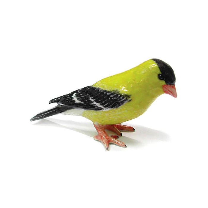 American Goldfinch - miniature porcelain figurine