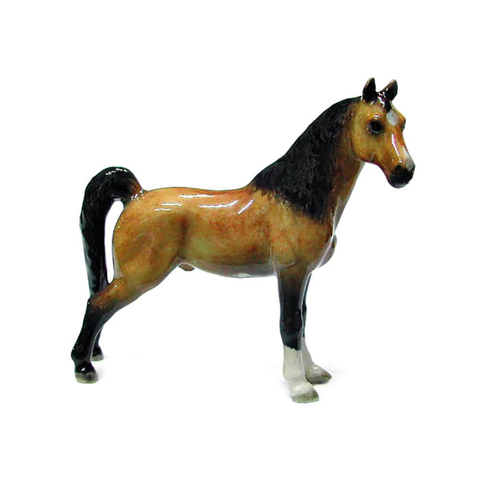 Tennesee Walker Buckskin - Porcelain Animal FIgurines - Northern Rose, Little Critterz