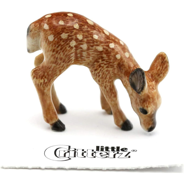 Deer - Deer Fawn "Ophrah" - miniature porcelain figurine