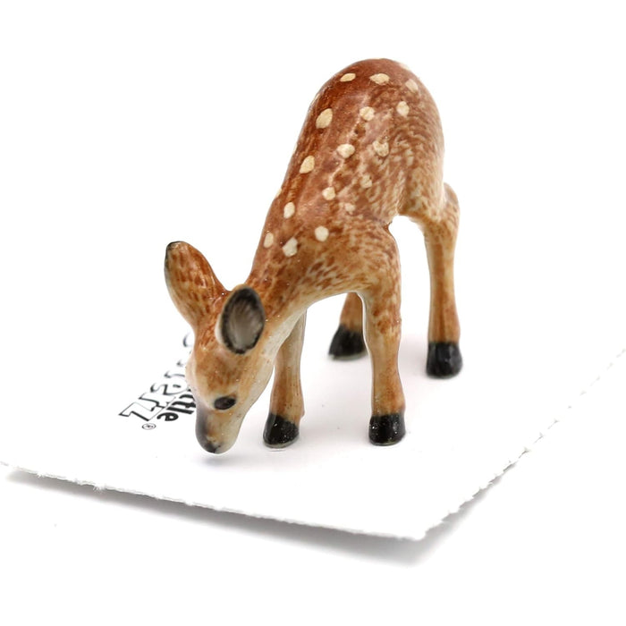 Deer - Deer Fawn "Ophrah" - miniature porcelain figurine