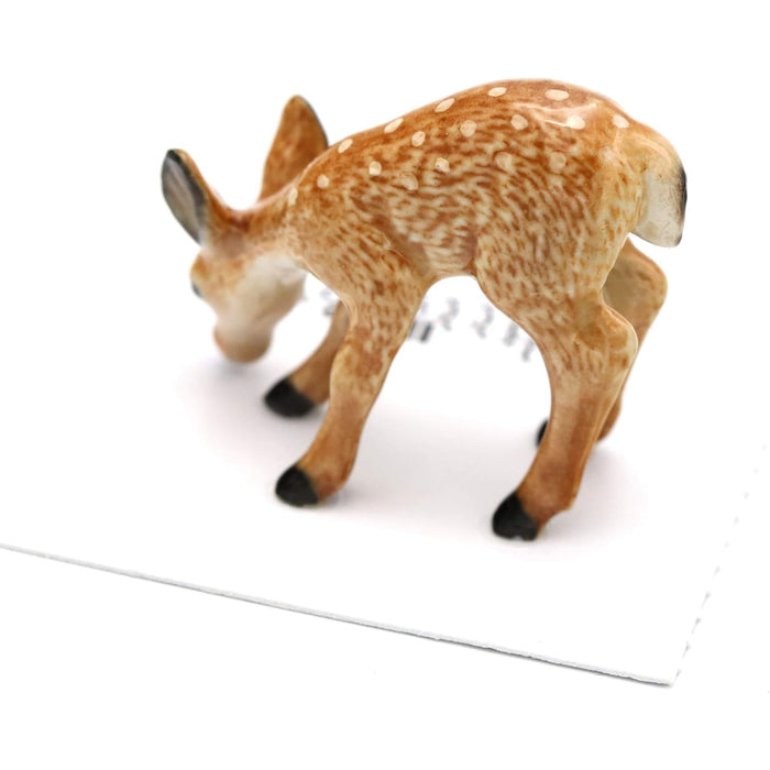 Deer - Deer Fawn "Ophrah" - miniature porcelain figurine