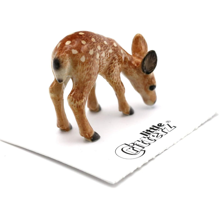 Deer - Deer Fawn "Ophrah" - miniature porcelain figurine