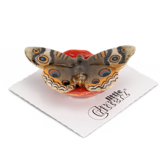Buckeye Butterfly "Junonia" - miniature porcelain figurine