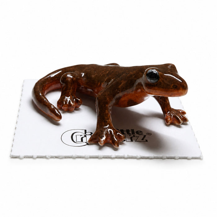 Mazama Newt - miniature porcelain figurine