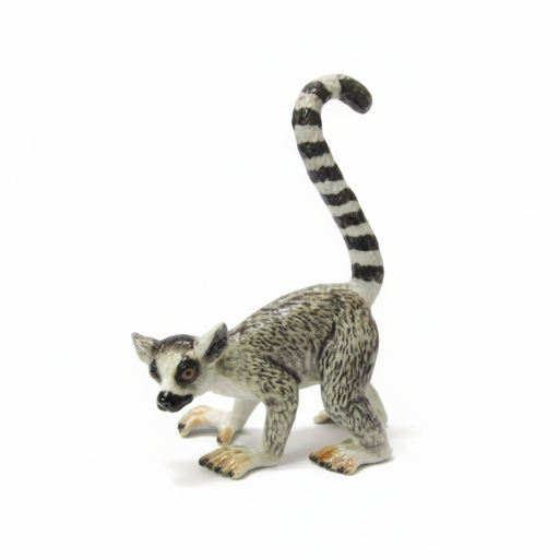Ring-tailed Lemur - miniature porcelain figurine - Little Critterz