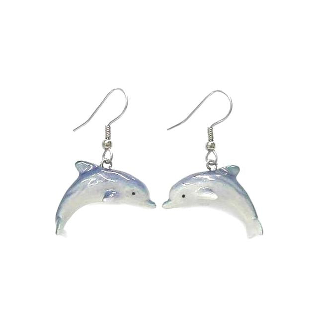 Dolphin Porcelain Earrings