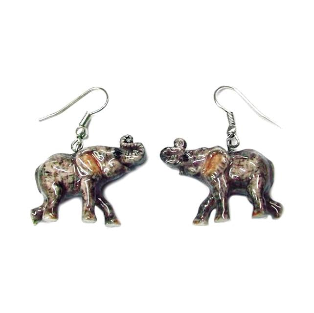Elephant Porcelain Earrings