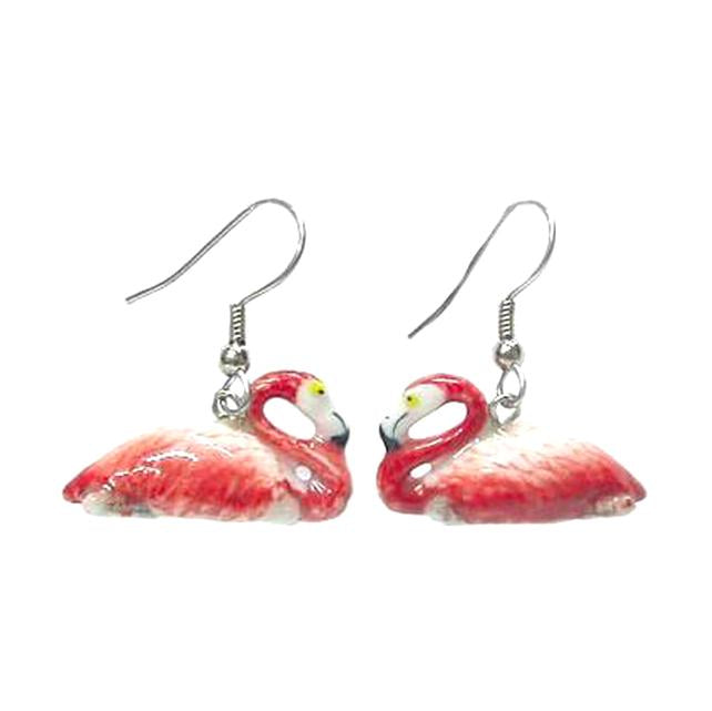 Flamingo Porcelain Earrings