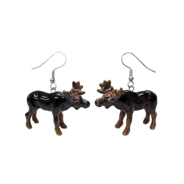 Moose Porcelain Earrings