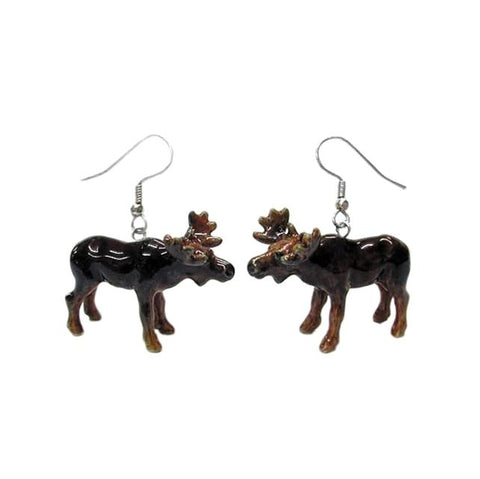 Moose Porcelain Earrings