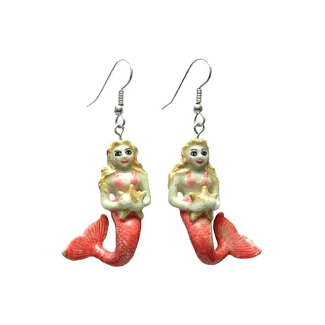 Mermaid Porcelain Earrings