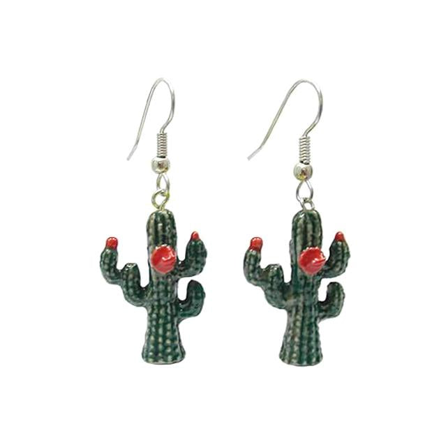 RETIRING SOON - Saguaro Cactus Porcelain Earrings