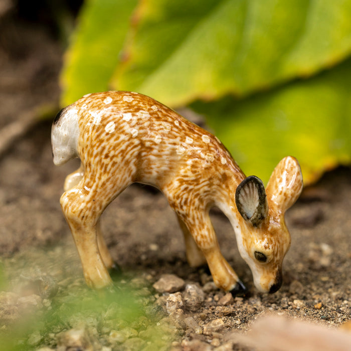 Deer - Deer Fawn "Ophrah" - miniature porcelain figurine