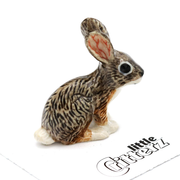 Jackrabbit Figurine - Miniature Ceramic Animals — Little Critterz