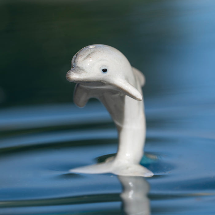 Dolphin "Echo" - miniature porcelain figurine