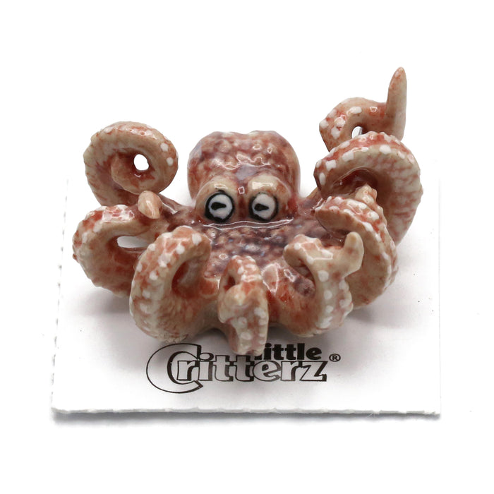 Octopus "Jet" - miniature porcelain figurine