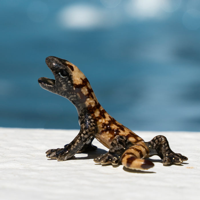 Lizard - Gila Monster "Arizona" - miniature porcelain figurine