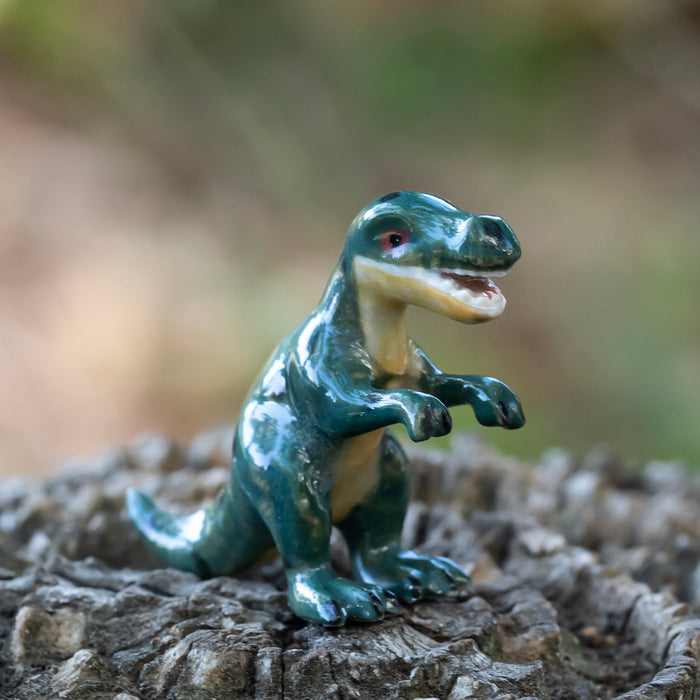 Tyrannosaurus Rex "Bones" - miniature porcelain figurine