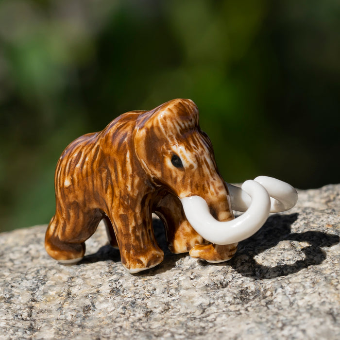 Woolly Mammoth"Lyuba" - miniature porcelain figurine