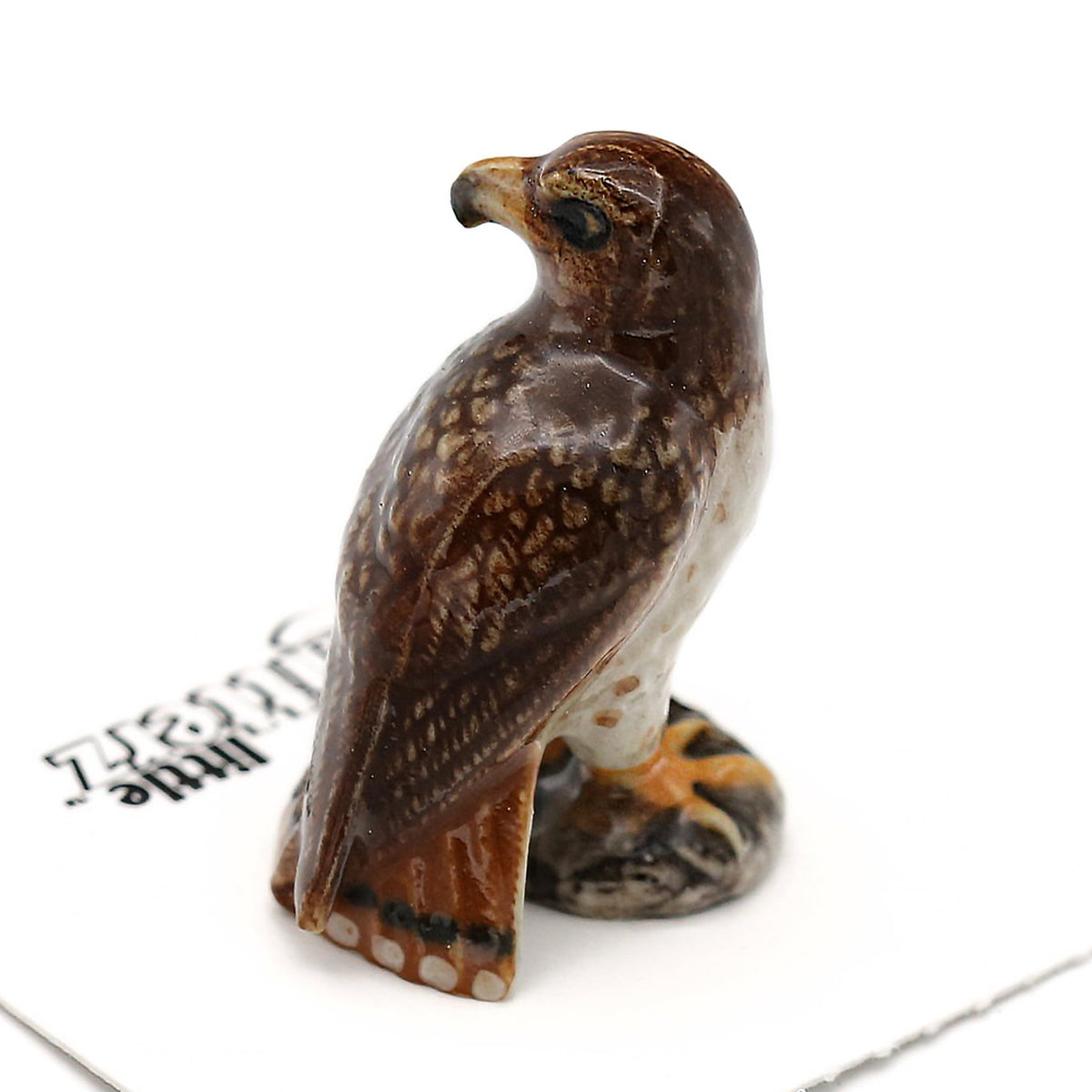 Red Tail Hawk Figurine - Handcrafted Miniatures - Little Critterz