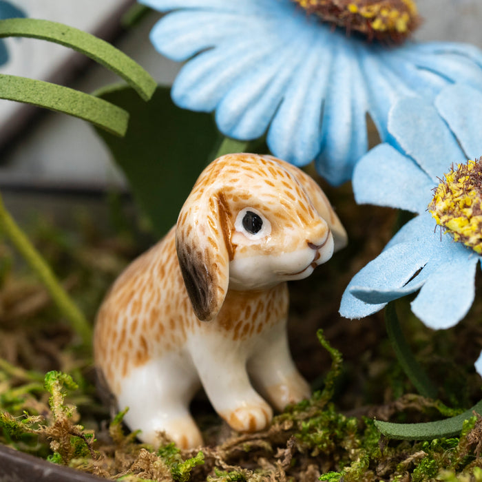 Rabbit - Lop Ear Rabbit  "Duchess" - miniature porcelain figurine