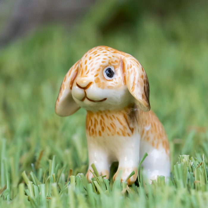 Rabbit - Lop Ear Rabbit  "Duchess" - miniature porcelain figurine