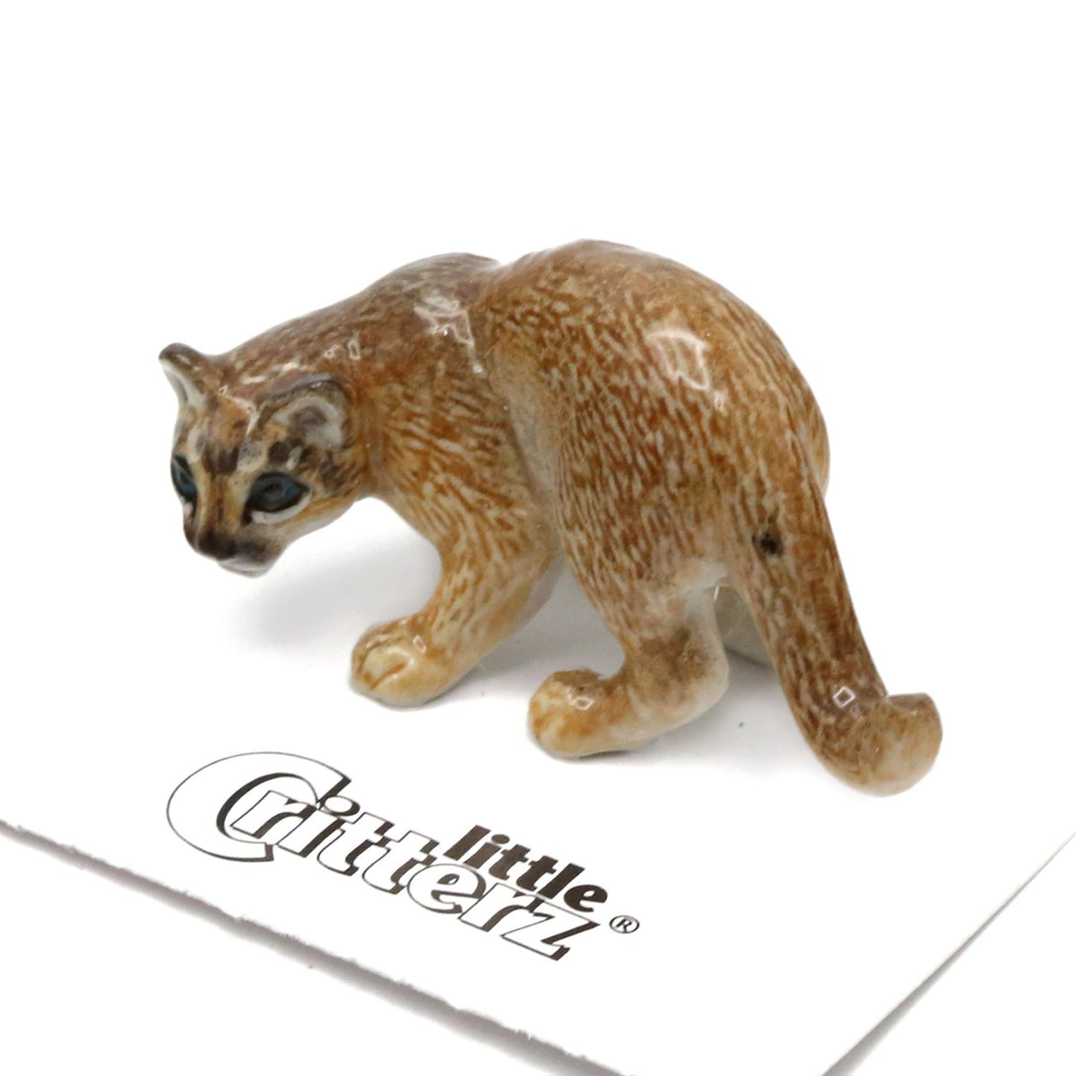 Cougar (Mountain Lion) Figurine - Big Cat Miniatures — Little Critterz