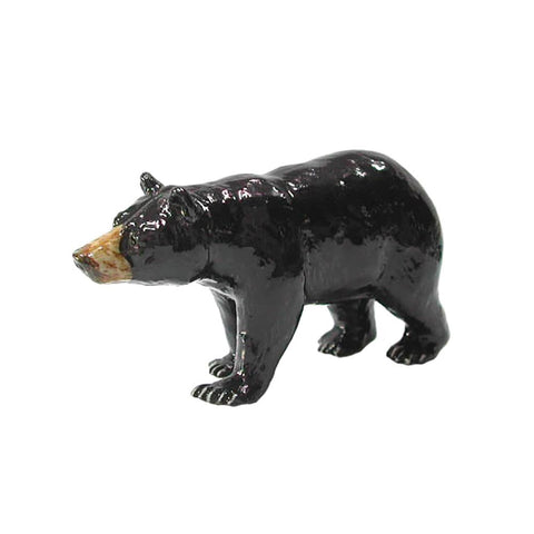 Bear - Porcelain Walking Black Bear - Porcelain Animal FIgurines - Northern Rose, Little Critterz