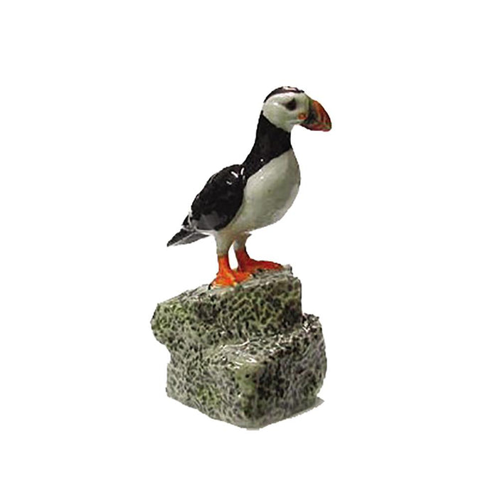 Puffin on Rock - Porcelain Animal FIgurines - Northern Rose, Little Critterz