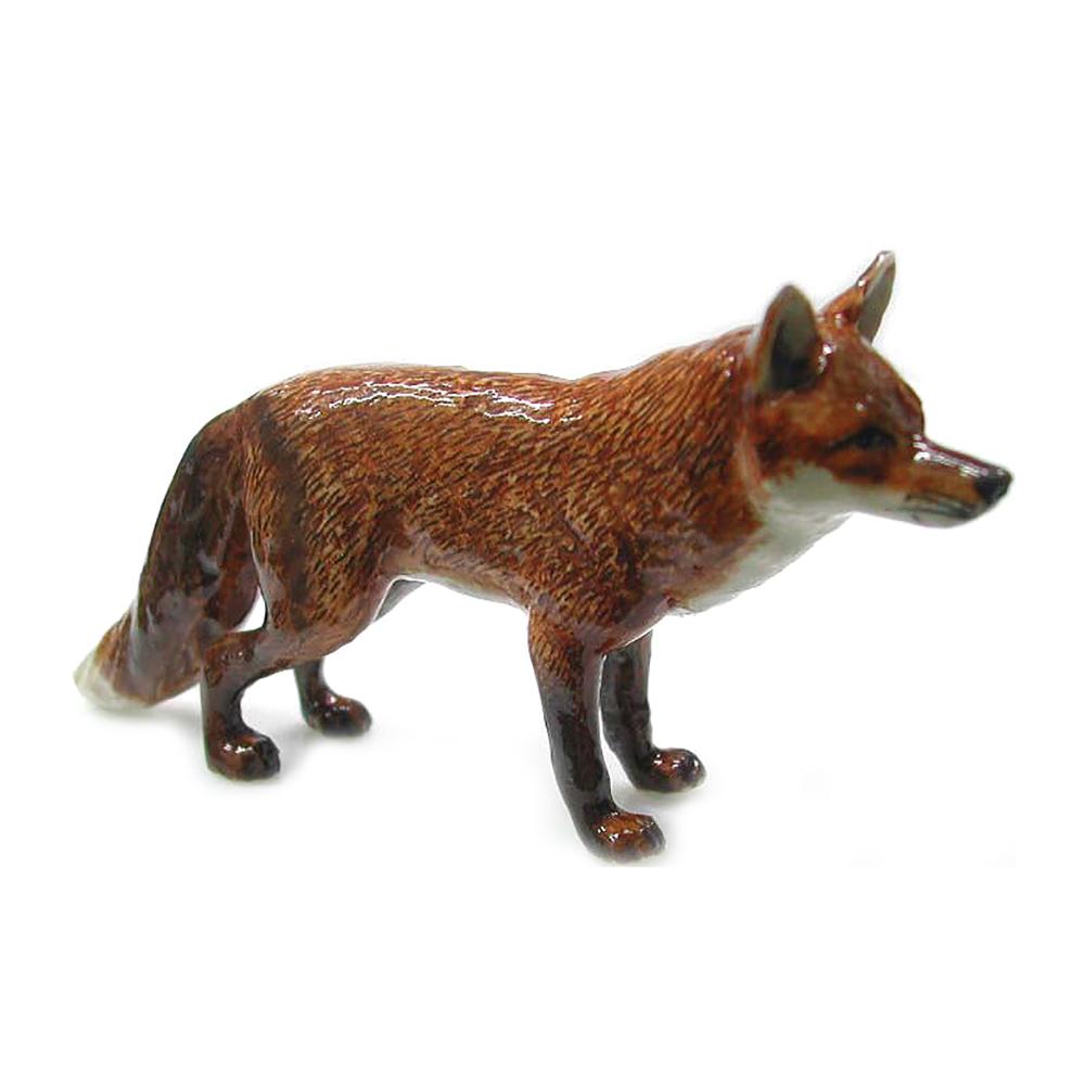 Red Fox Standing - Porcelain Animal FIgurines - Northern Rose, Little Critterz