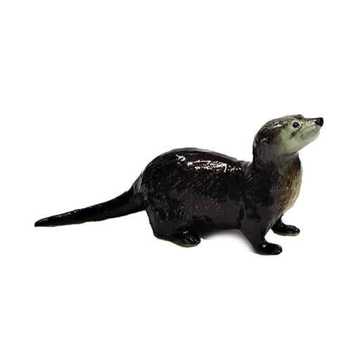 River Otter - Porcelain Animal FIgurines - Northern Rose, Little Critterz