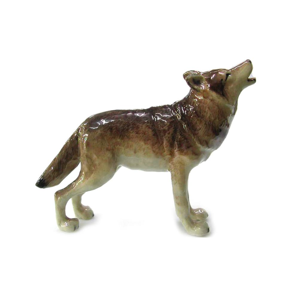 Gray Wolf Howling - Porcelain Animal Figurines — Little Critterz