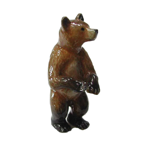 Grizzly Bear Cub - Porcelain Animal FIgurines - Northern Rose, Little Critterz