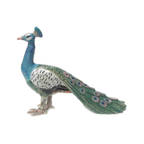 Peacock - Porcelain Animal FIgurines - Northern Rose, Little Critterz