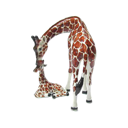Giraffe with Calf - Porcelain Animal FIgurines - Northern Rose, Little Critterz