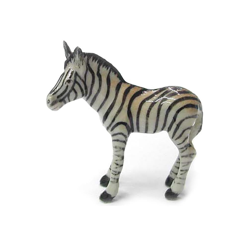 Zebra Foal - Porcelain Animal FIgurines - Northern Rose, Little Critterz