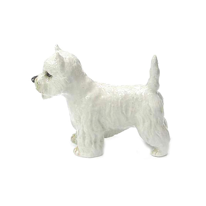Scottish Westie Terrier - Porcelain Animal FIgurines - Northern Rose, Little Critterz